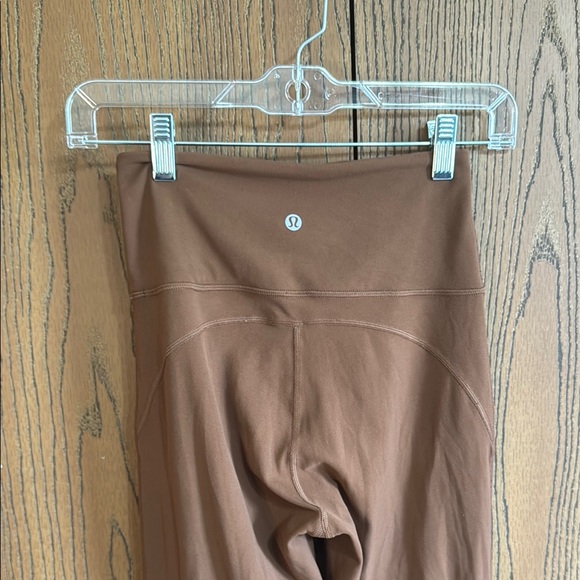 Lululemon Groove Super High Rise Flared Pant *Nulu Roasted Brown Sz4 - Picture 6 of 7